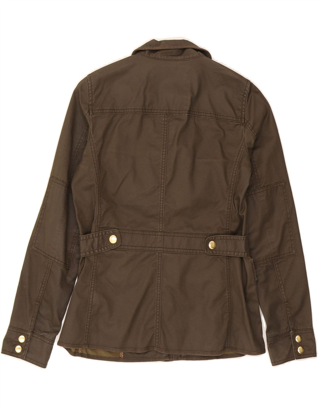 J. CREW Womens Utility Jacket UK 6 XS Khaki Cotton Vintage J. Crew and Second-Hand J. Crew from Messina Hembry 