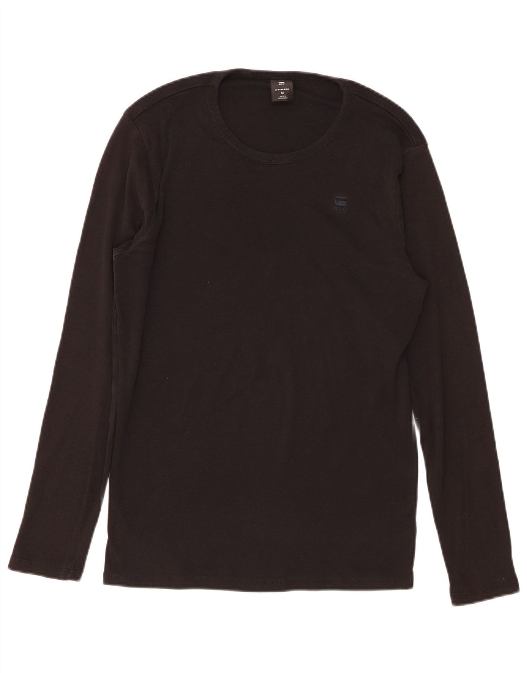 Top G-STAR da uomo a maniche lunghe in cotone nero medio