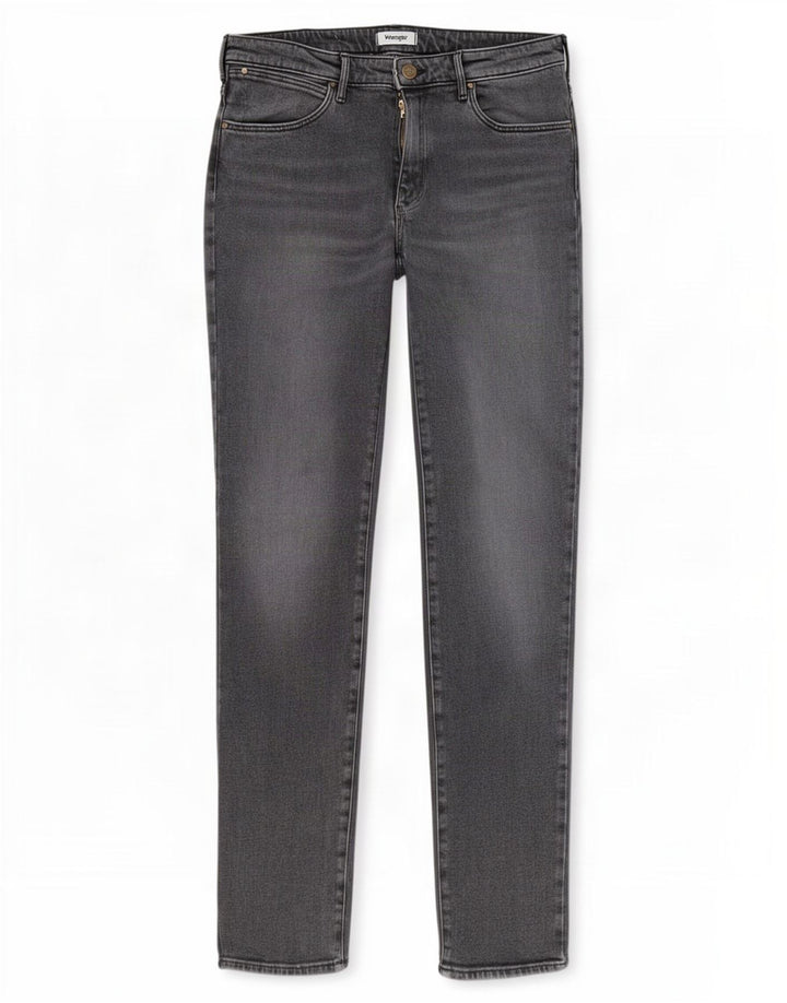 Jeans slim da uomo Wrangler W32 L32 cotone grigio