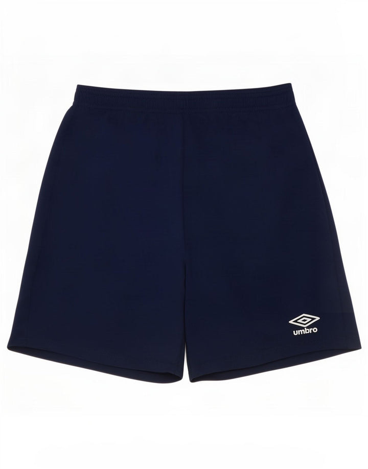 Pantaloncini sportivi Umbro da bambino 12-13 anni XL blu navy in poliestere