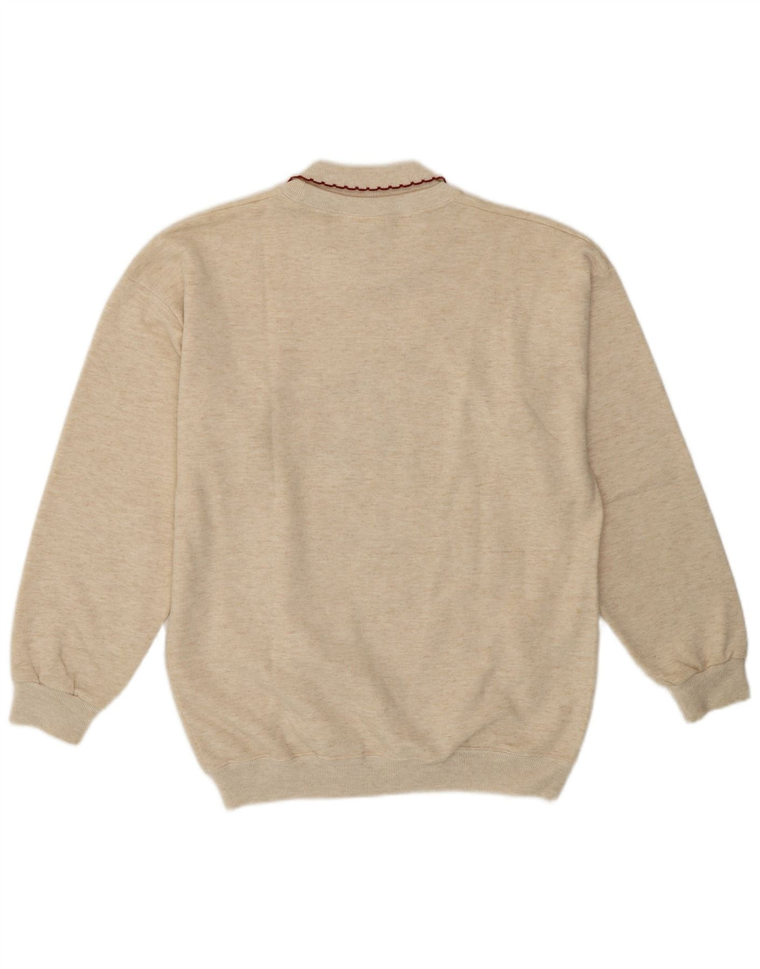 Felpa oversize da donna Oak Tree, maglione UK 10, piccolo beige floreale