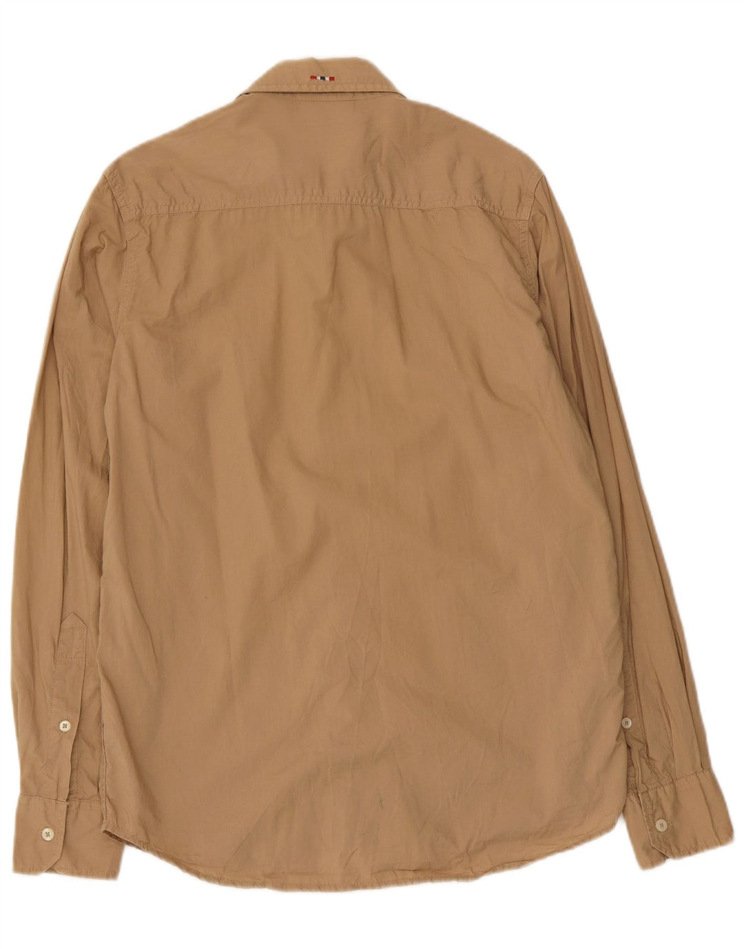 Camicia Napapijri Uomo Piccola in Cotone Beige