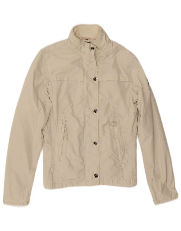 Bomb Boogie Bomber da donna UK 12 Medio Poliestere bianco sporco