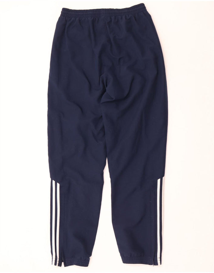 Pantaloni da tuta da uomo Adidas Joggers piccoli in poliestere blu navy