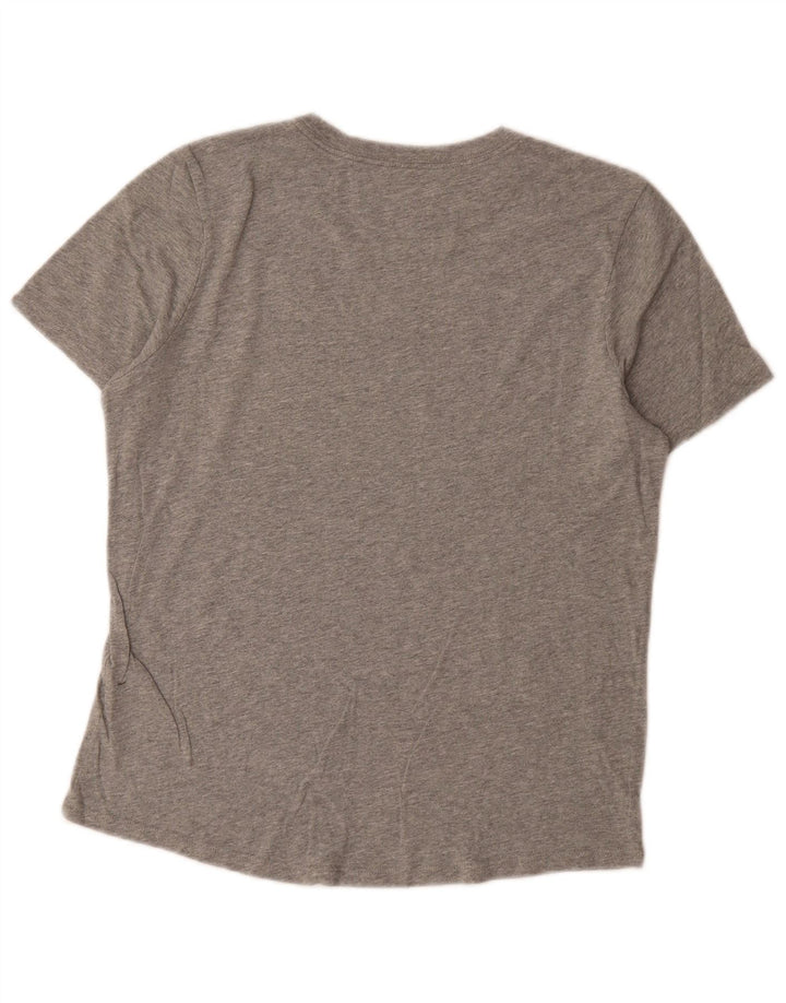 T-shirt Nike da uomo Top Small in cotone chiazzato grigio