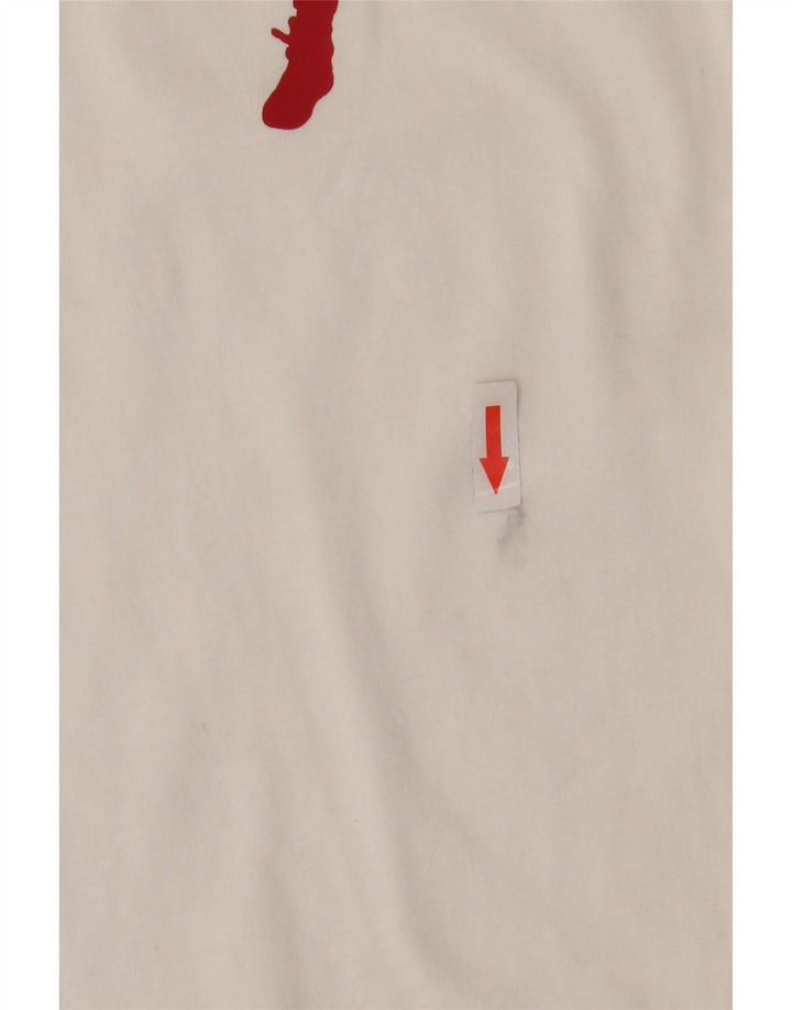T-shirt grafica Jordan da bambino, 12-13 anni, in cotone bianco