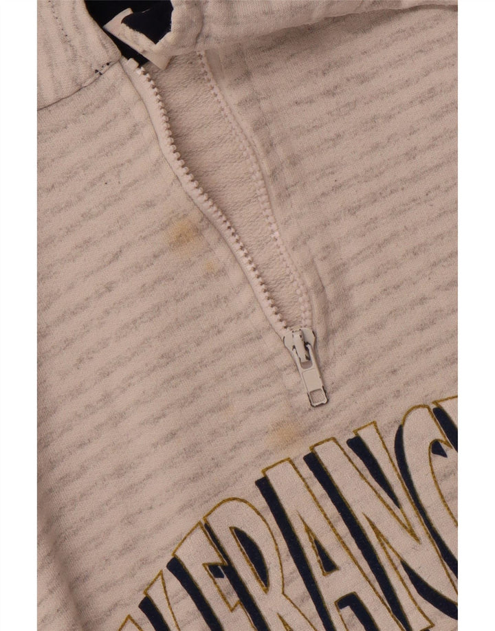 MAGIC Felpa grafica da uomo di San Francisco, maglione grande a righe grigie