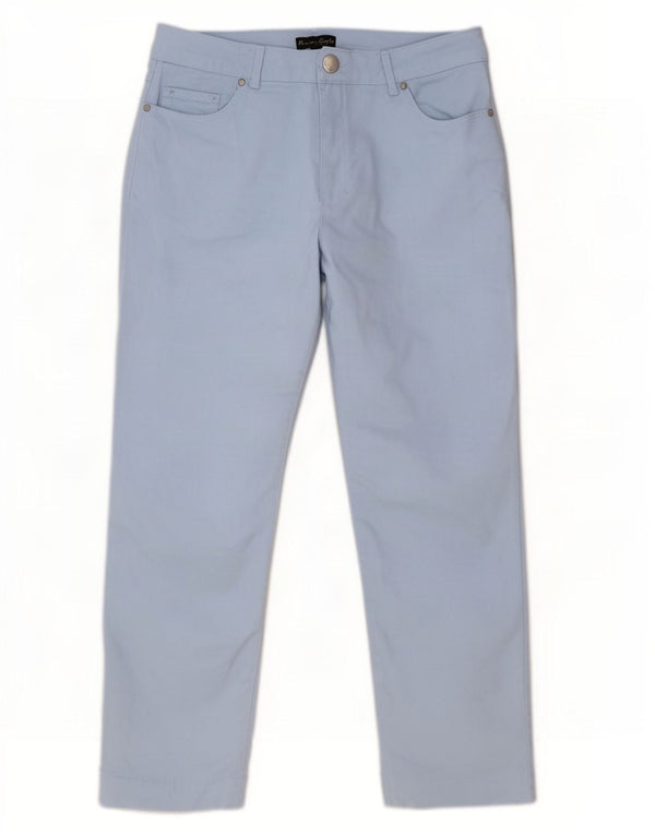 Pantaloni corti dritti da donna Phase Eight UK 14 Large W32 L25 Blu