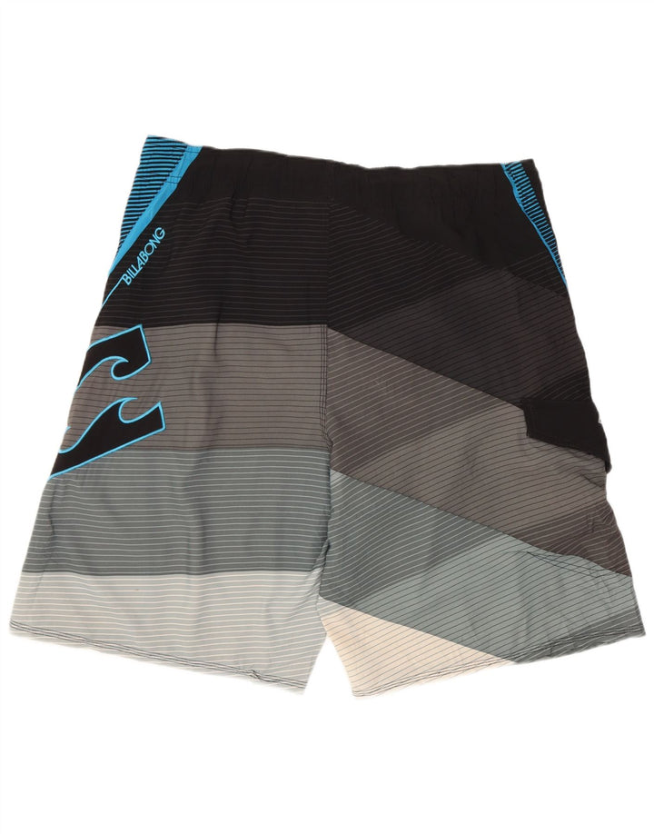 Pantaloncini da bagno grafici da uomo Billabong Poliestere geometrico nero medio