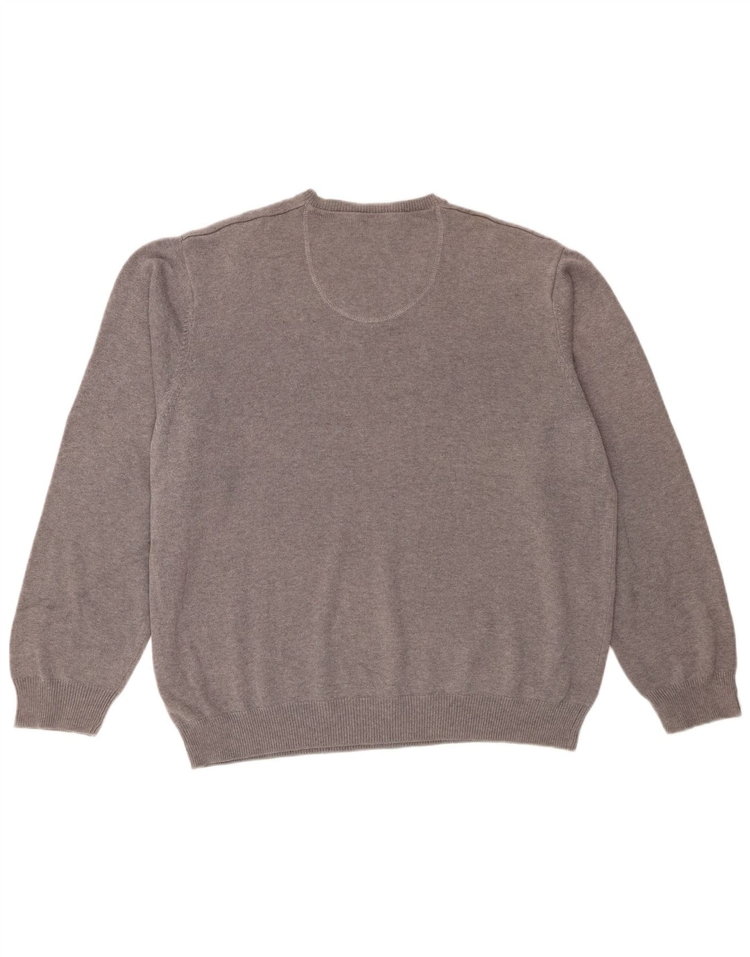 Maglione da uomo con scollo a V blu Harbour Marks & Spencer 2XL cotone grigio