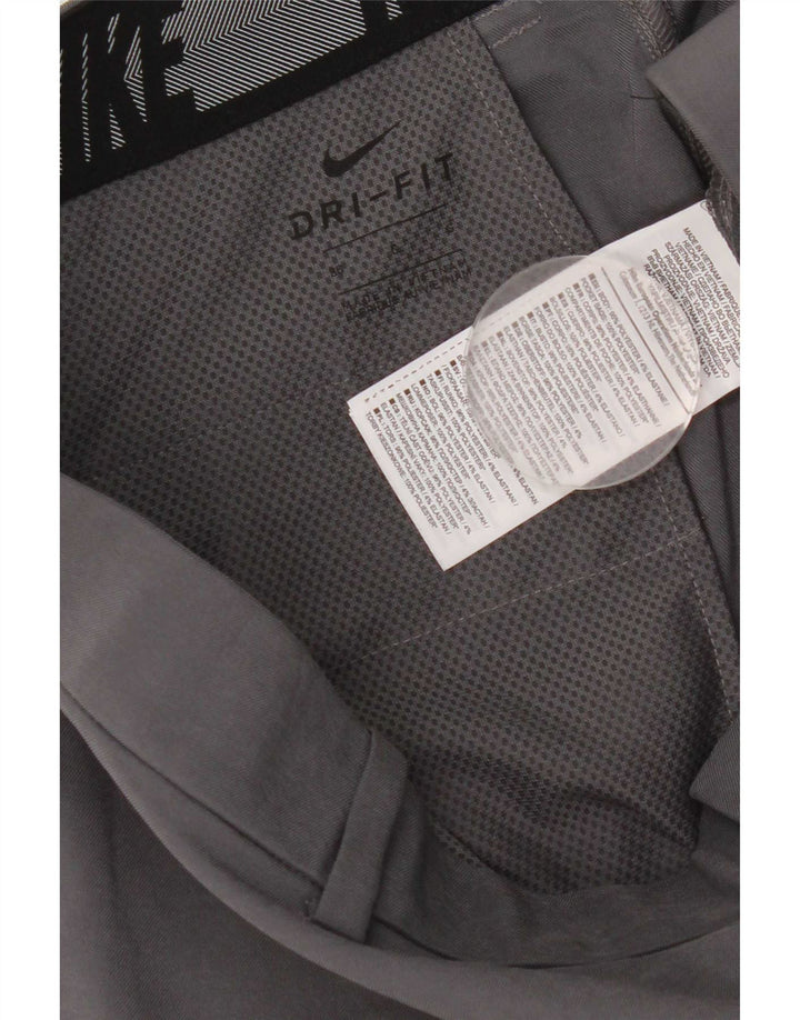 Pantaloncini chino da uomo Nike W36 Large grigio poliestere