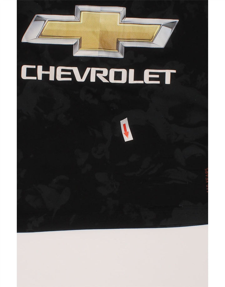 T-shirt grafica da ragazzo Adidas Top 7-8 anni XS poliestere nero