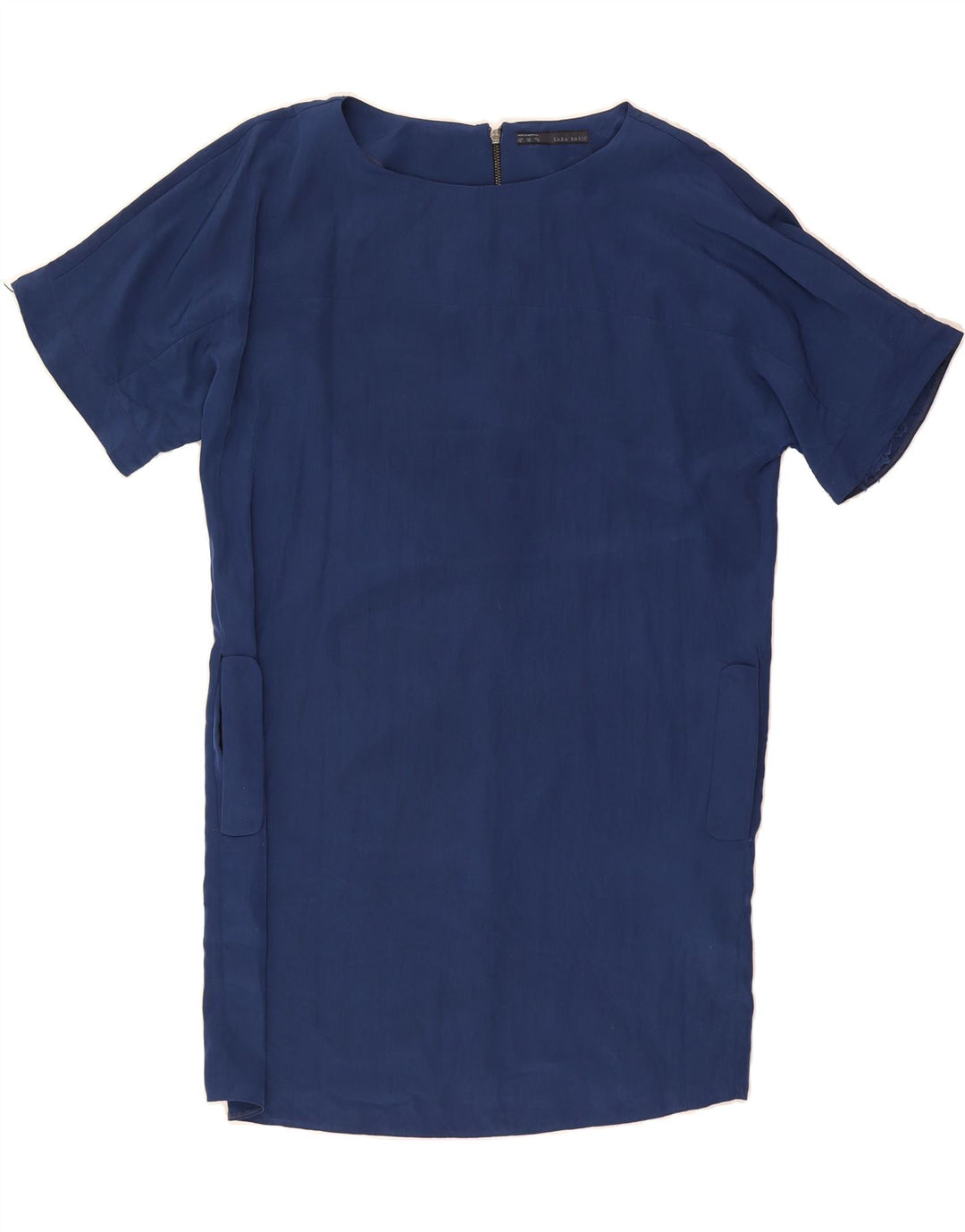 ZARA Womens Oversized Shift Dress UK 18 XL Blue Vintage Zara and Second-Hand Zara from Messina Hembry 