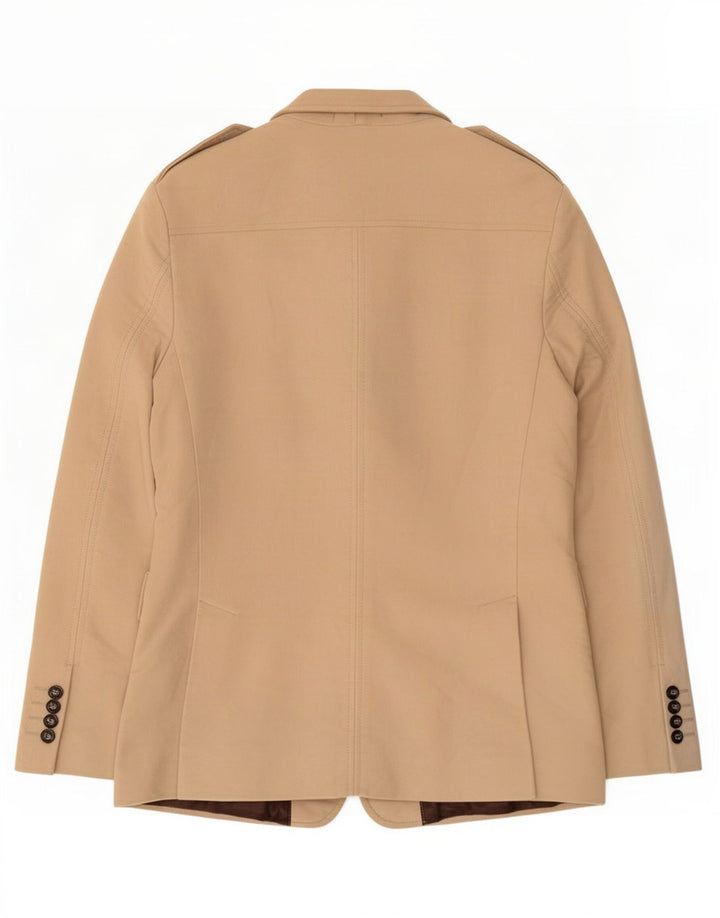 Giacca blazer militare a 3 bottoni da uomo Manuel Ritz Pipo IT 50 Large Beige