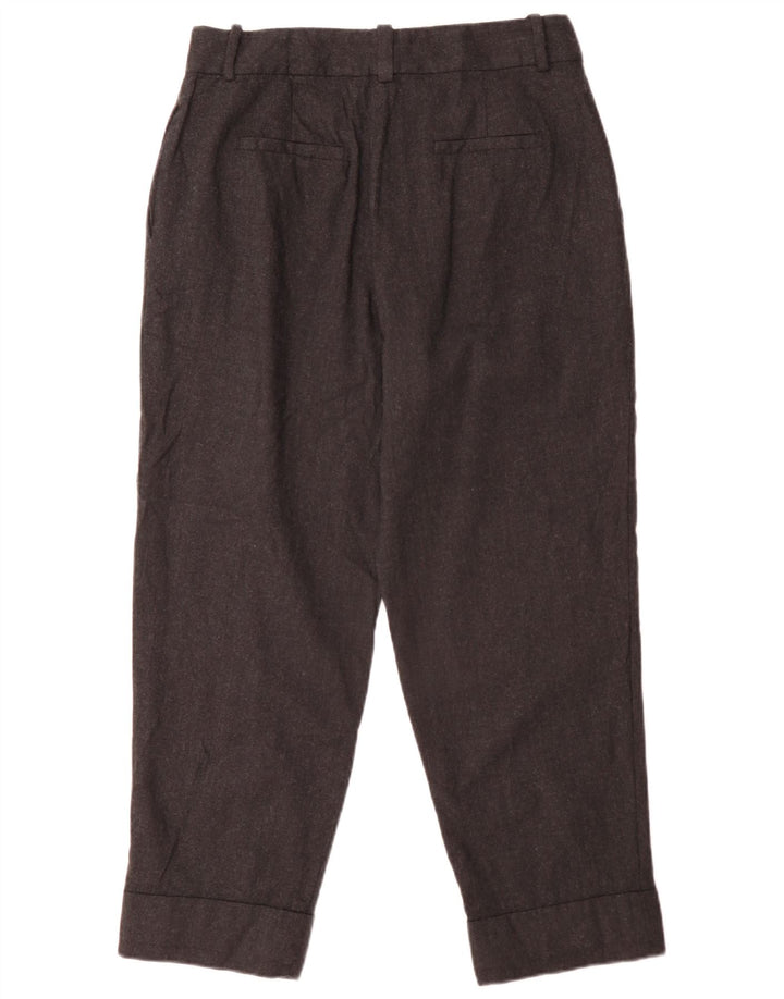 Pantaloni chino con pegging da donna Massimo Dutti EU 42 Large W32 L27 Grigio