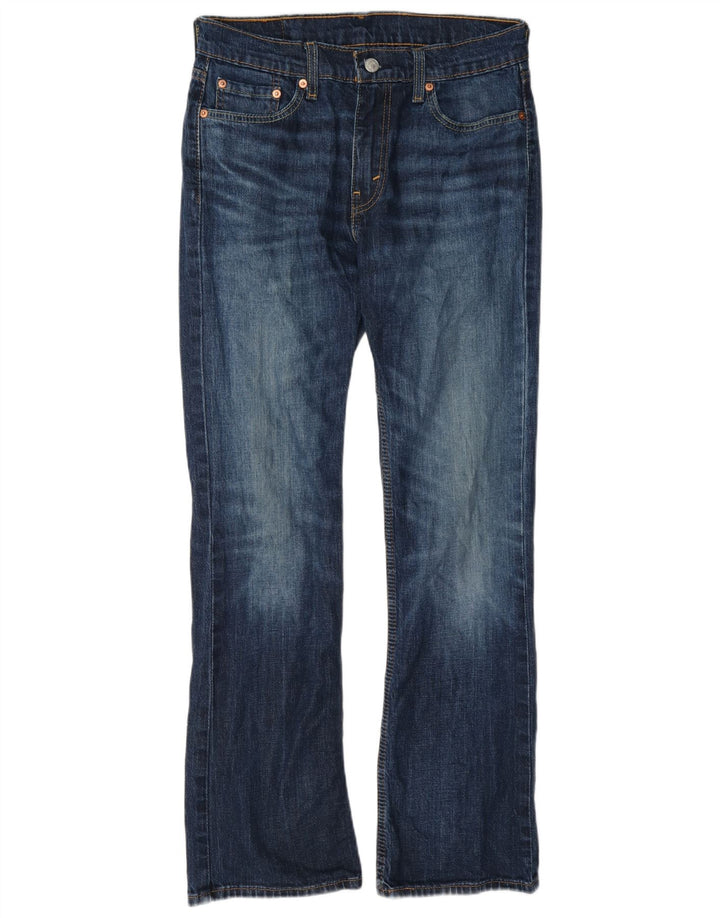 Levi's Uomo 527 Jeans Bootcut W30 L32 Cotone Blu