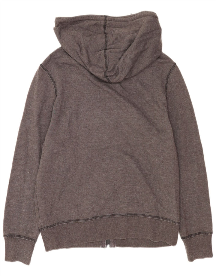Maglione con cappuccio e zip grafica Converse da uomo Grigio medio