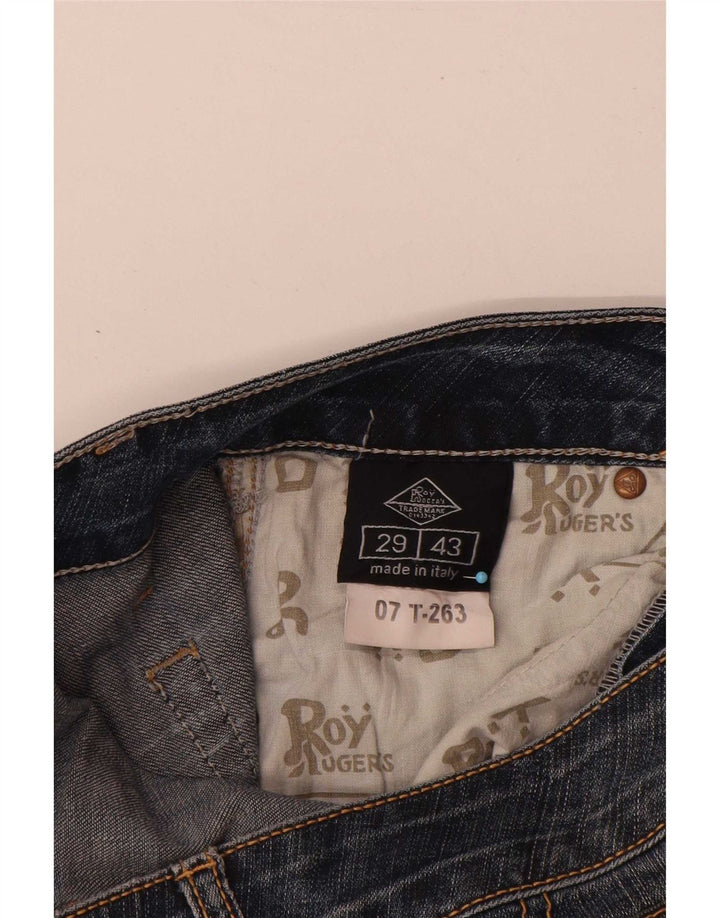 Jeans dritti da donna Roy Rogers W29 L34 cotone blu