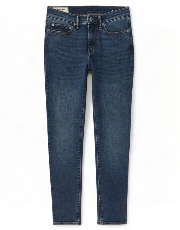 Jeans skinny da donna Abercrombie & Fitch W28 L30 cotone blu