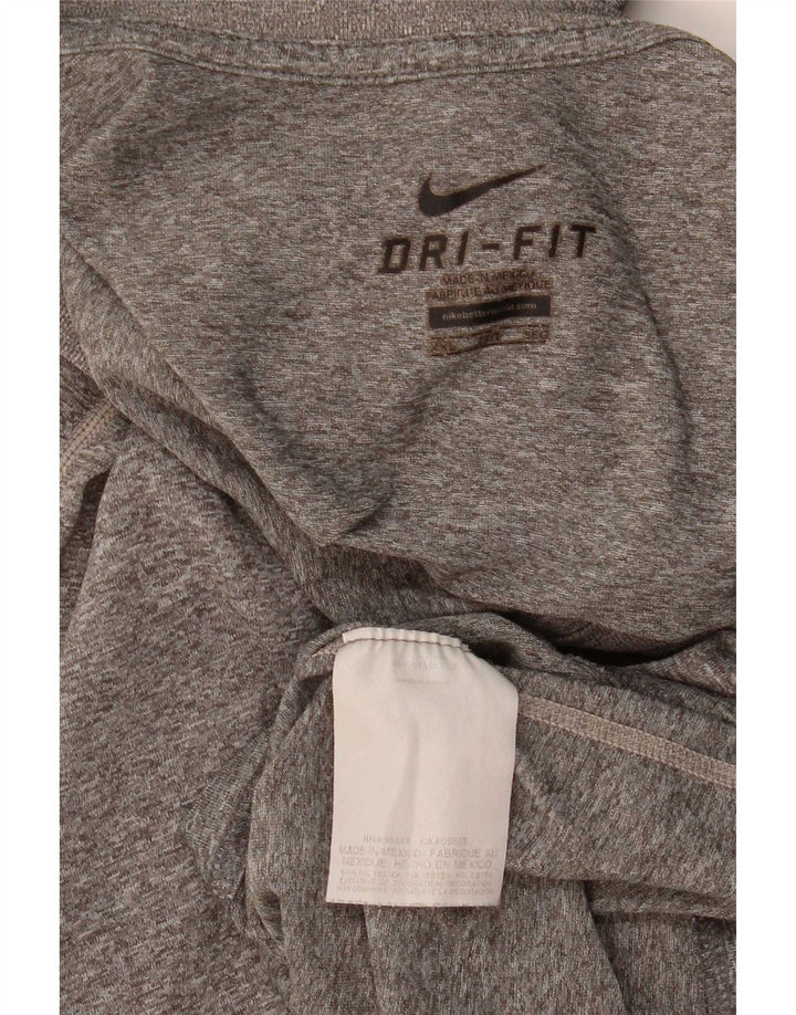 T-shirt da uomo Nike Dri Fit Top 2XL poliestere chiazzato grigio