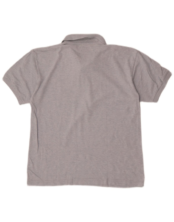 Polo da uomo Think Pink in cotone blu medio