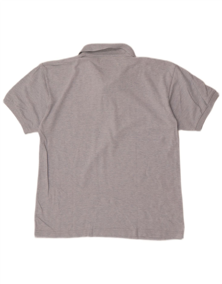 Polo da uomo Think Pink in cotone blu medio