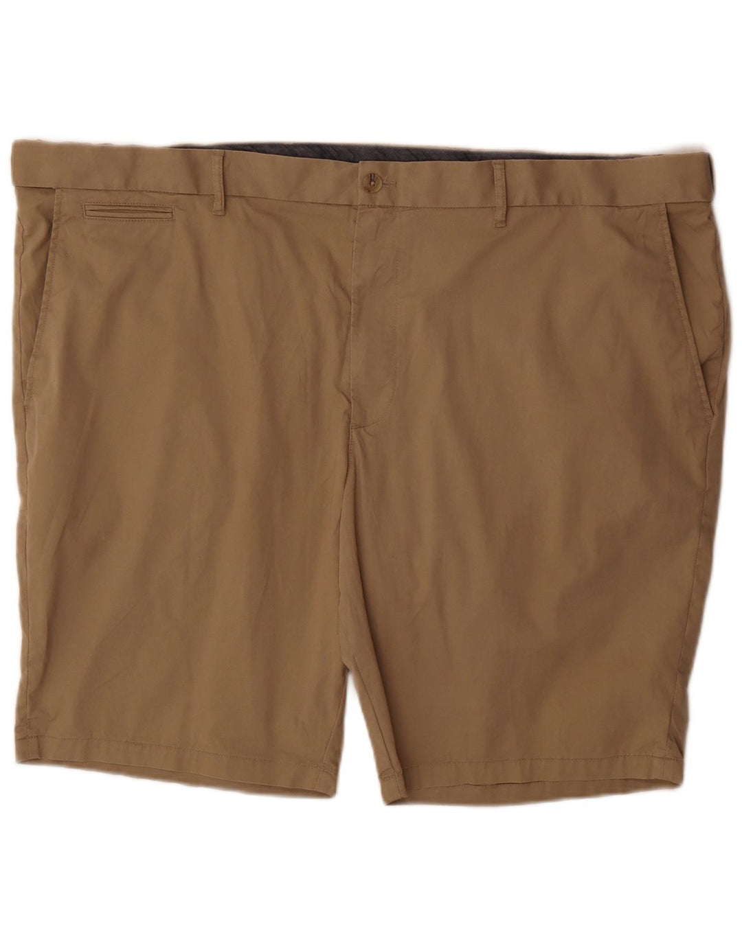 Pantaloncini chino da uomo Marks & Spencer W48 4XL cotone beige