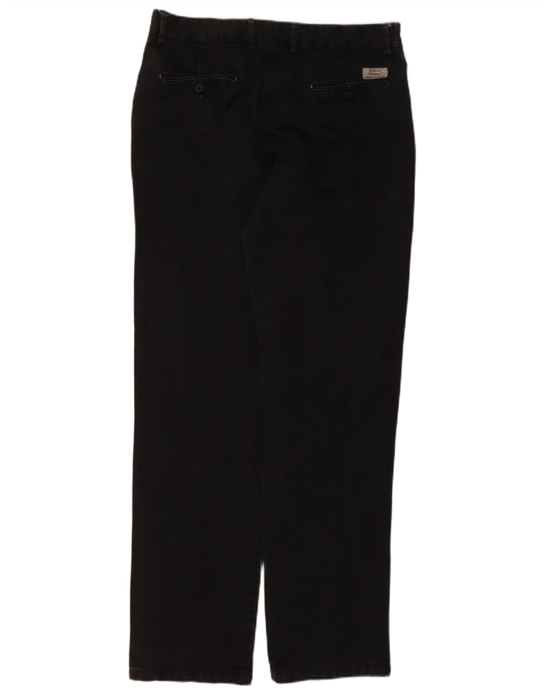 Pantaloni chino dritti da uomo AVIREX W36 L33 cotone nero