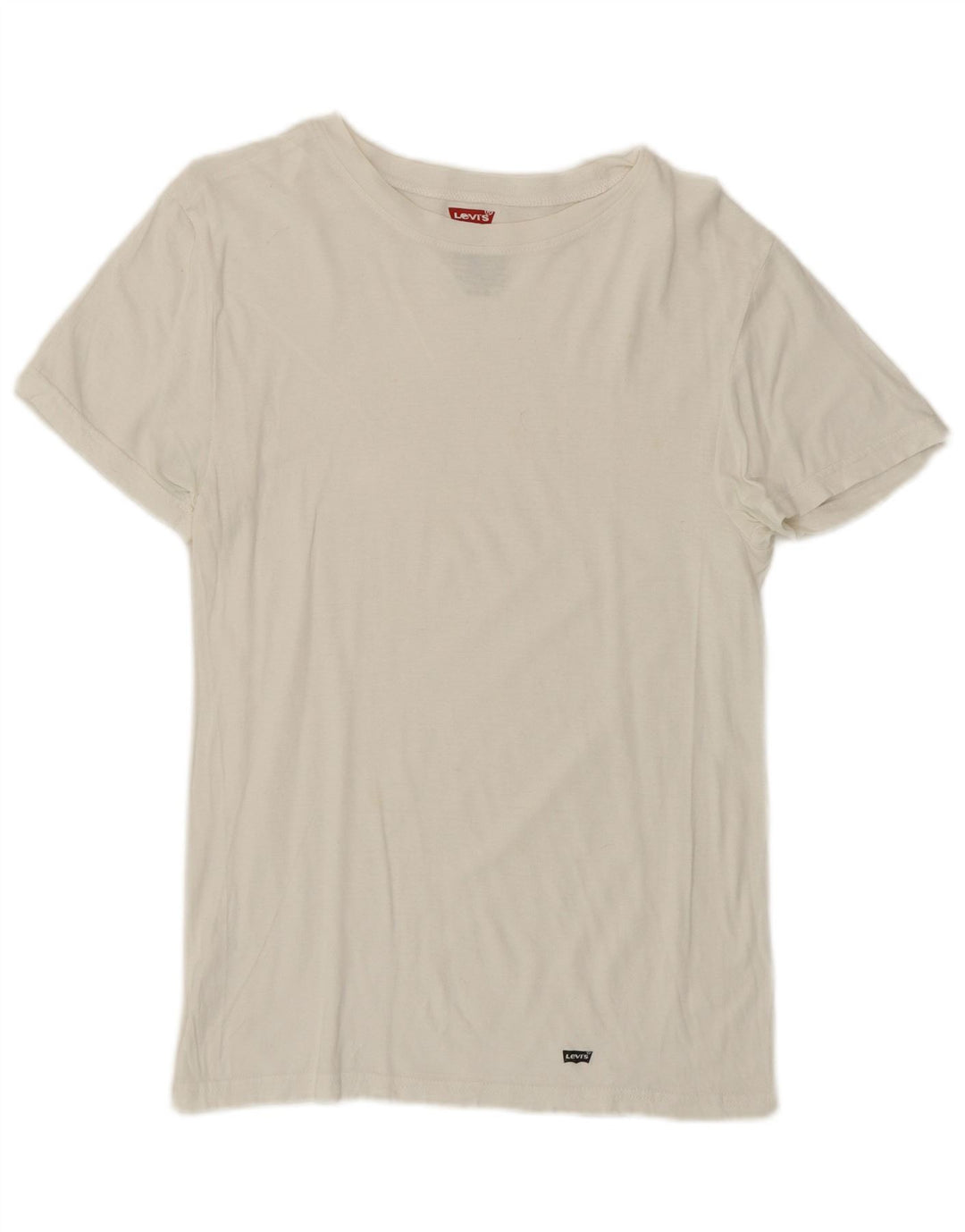 T-shirt da uomo Levi's Top UK 34/36 piccola in cotone bianco