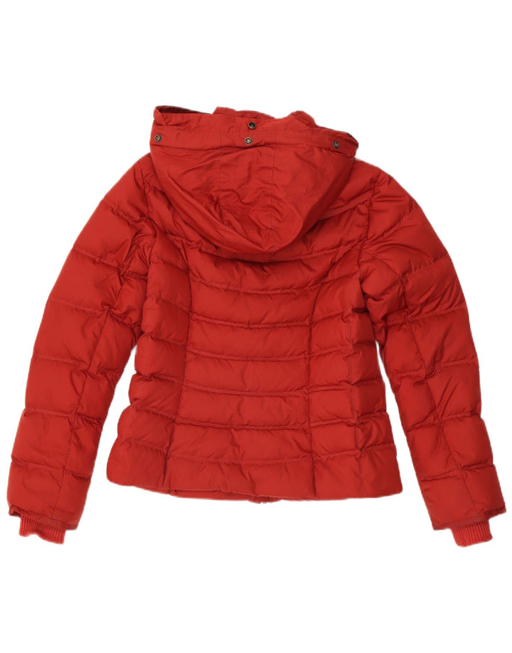 Giacca imbottita con cappuccio da donna Timberland UK 12 medio rosso poliestere