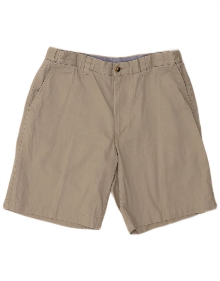 Pantaloncini chino da uomo Marks & Spencer blu Harbour W34 grande cotone beige