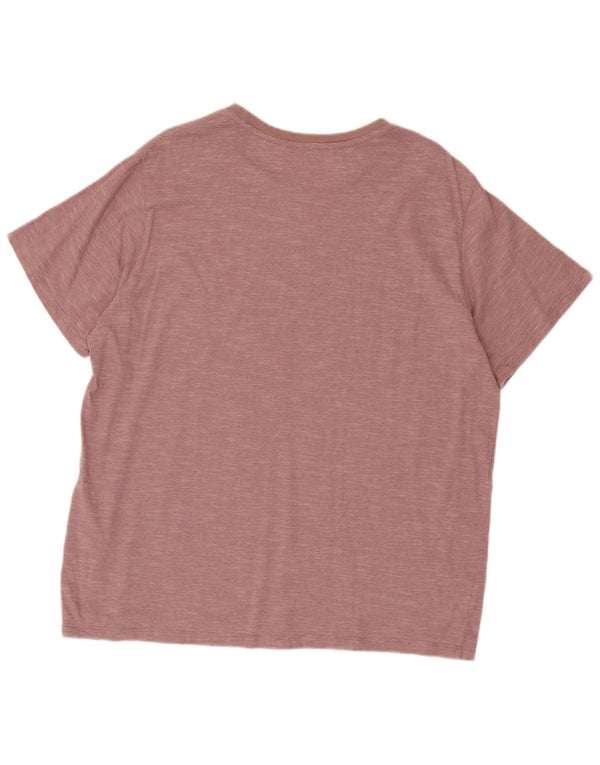 T-shirt standard da uomo Levi's Top XL in cotone gessato rosa