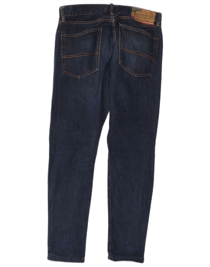 Jeans slim da uomo Ralph Lauren W32 L34 cotone blu