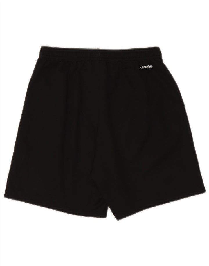 ADIDAS Boys Climalite Sport Shorts 11-12 Years  Black Polyester