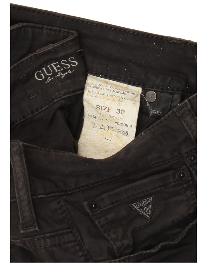 Jeans skinny da uomo GUESS W30 L33 cotone nero