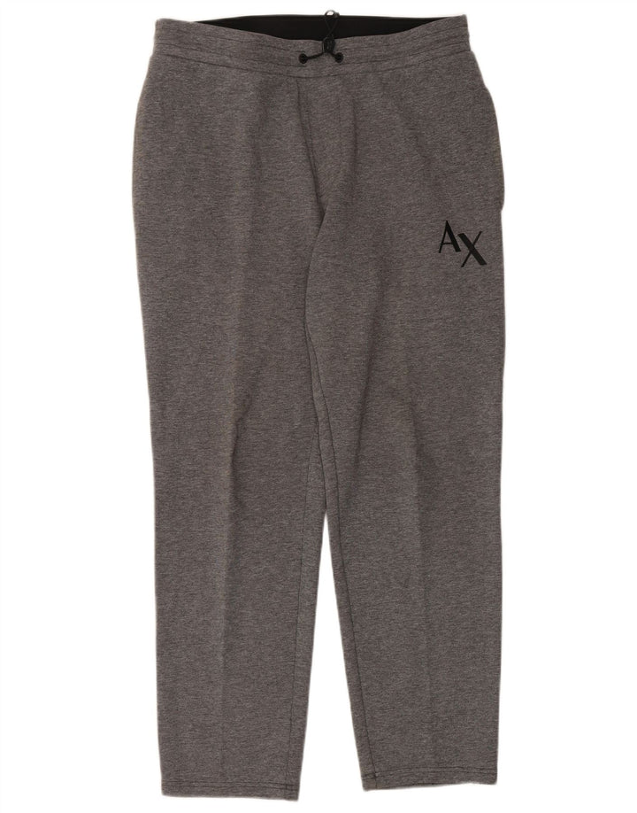 Pantaloni da tuta da uomo Armani Exchange in cotone grigio medio