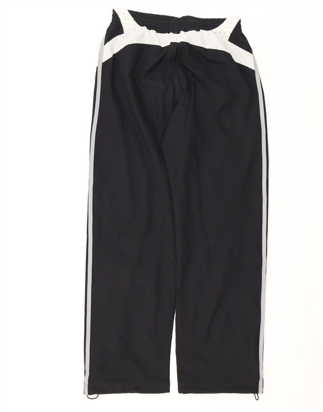 Pantaloni da tuta da uomo ADIDAS, poliestere color block medio nero