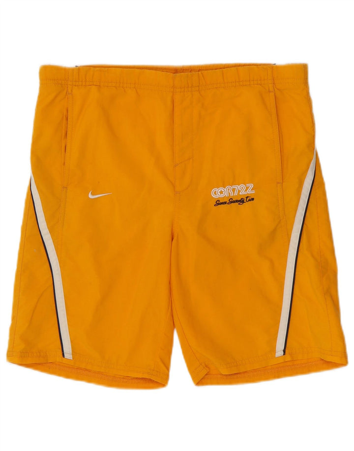 NIKE Boys Sport Shorts 12-13 Years Large Yellow