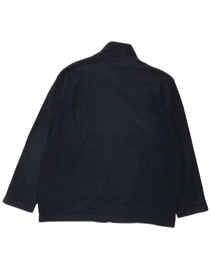 Giacca in pile da uomo Marks & Spencer UK 44 XL poliestere blu navy