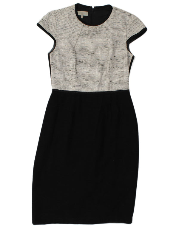 Abito tubino da donna HOBBS UK 10 piccolo cotone color block nero