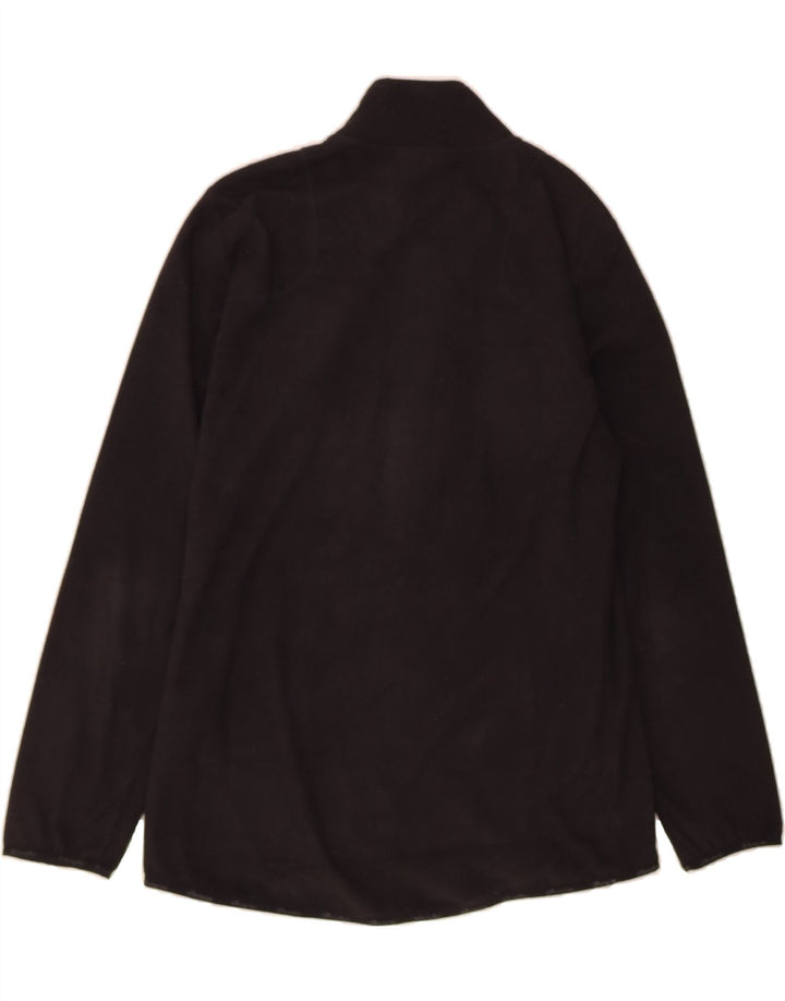 CHAMPION Womens Fleece Jacket UK 16 Large Black Polyester Vintage Champion and Second-Hand Champion from Messina Hembry 