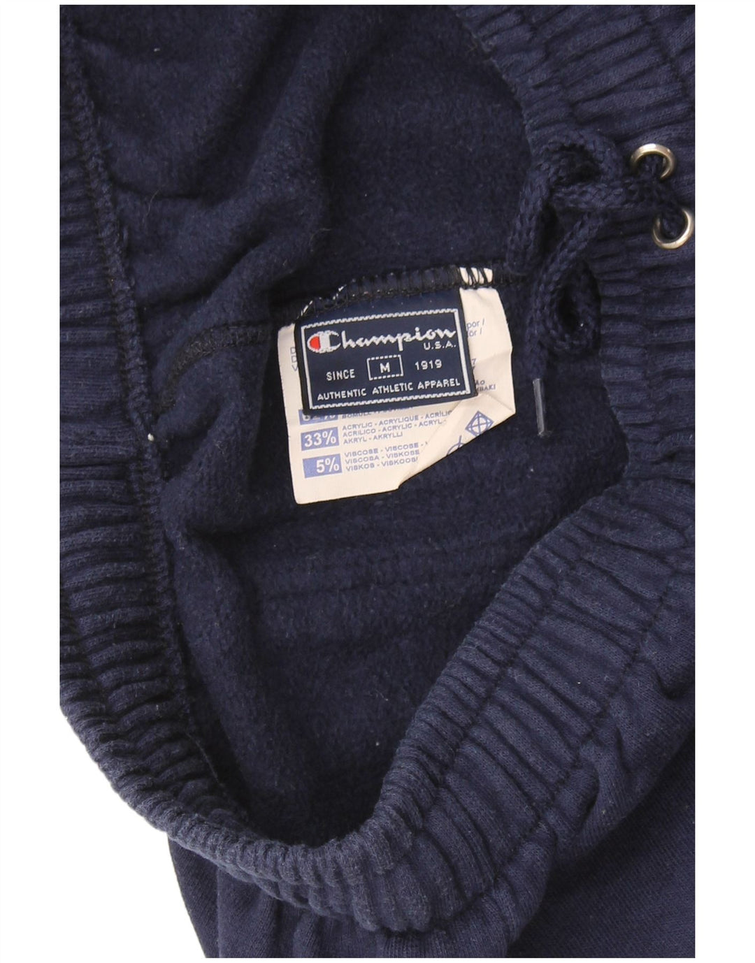 Pantaloni da tuta da uomo Champion Joggers medio cotone blu navy