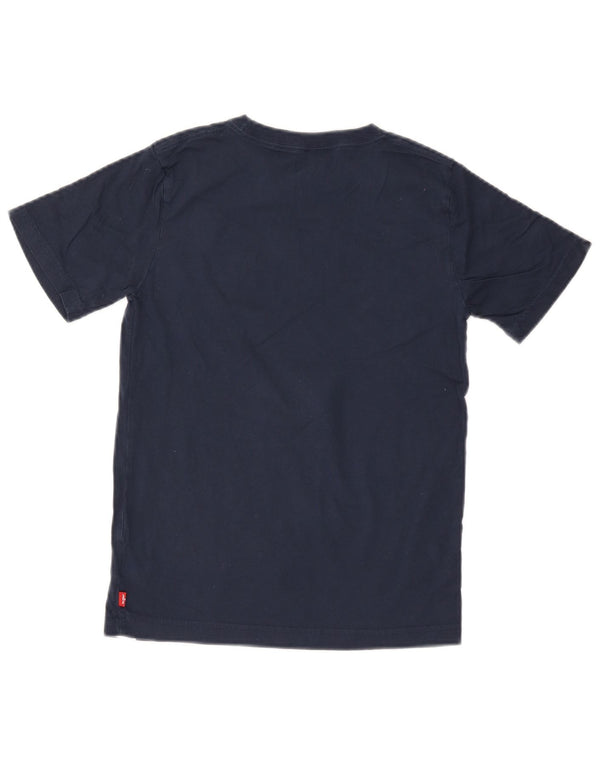 T-shirt grafica per ragazzi Levi's 13-14 anni in cotone blu navy