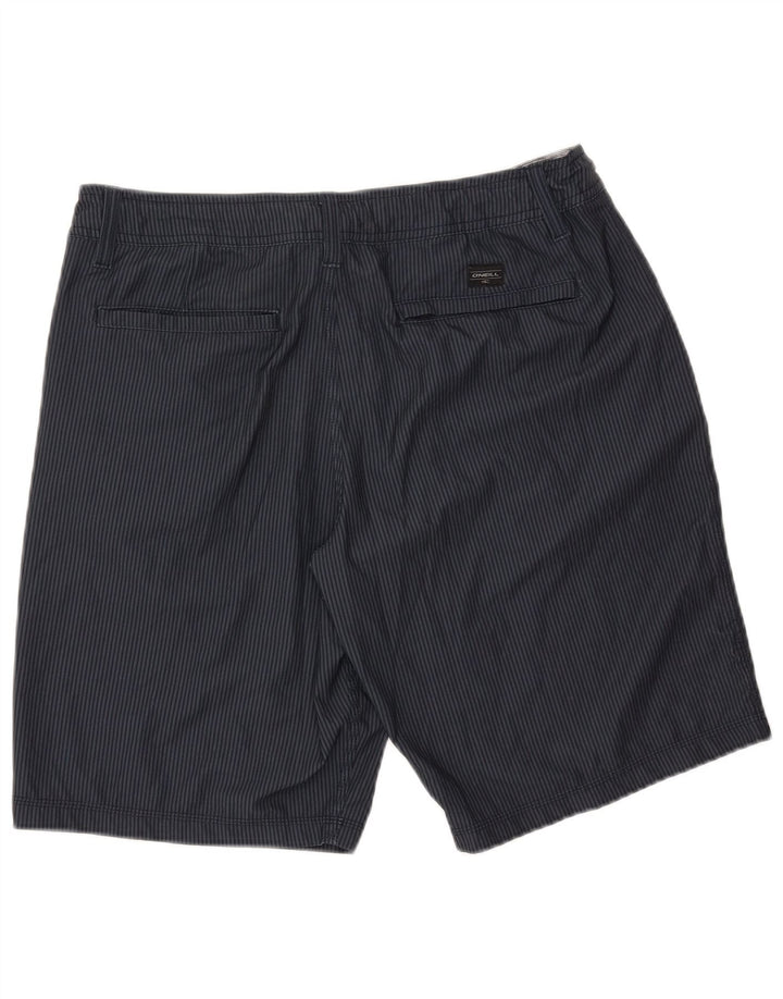 Pantaloncini chino da uomo O'Neill W34 Large poliestere gessato blu navy