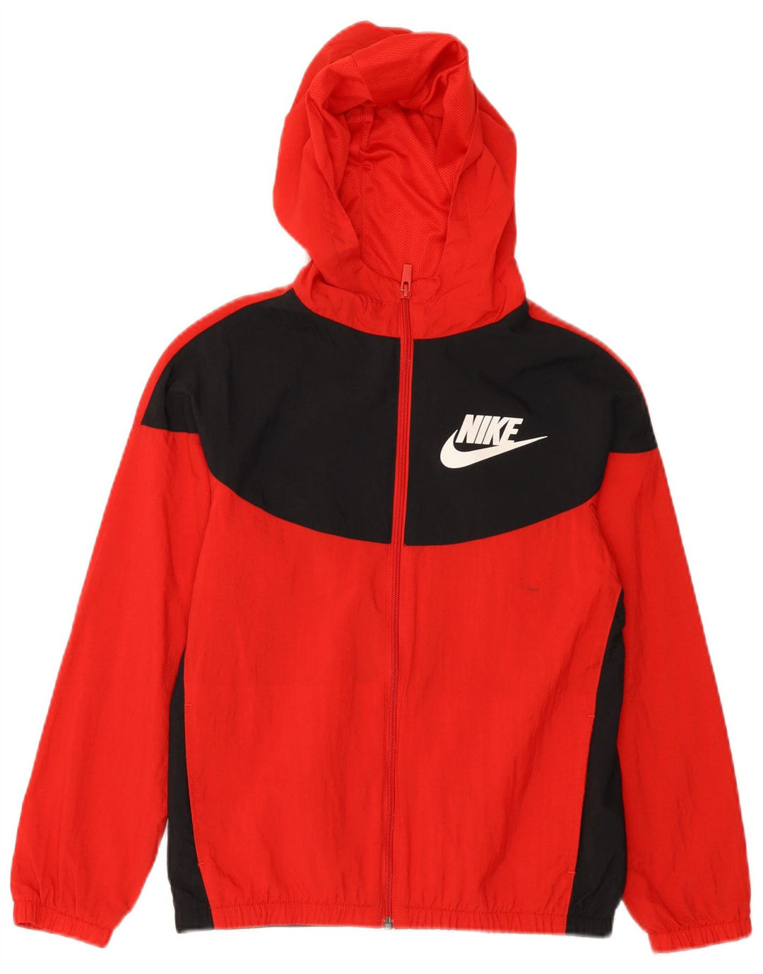 Giacca da tuta con grafica NIKE da ragazzo 12-13 anni Large Red Colourblock