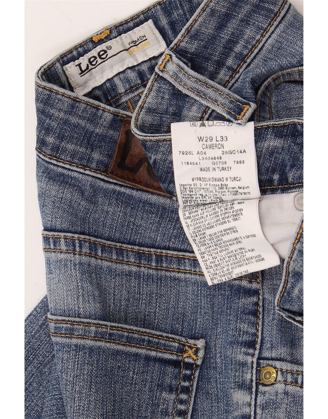 Jeans LEE Cameron Bootcut da donna W29 L33 in cotone blu