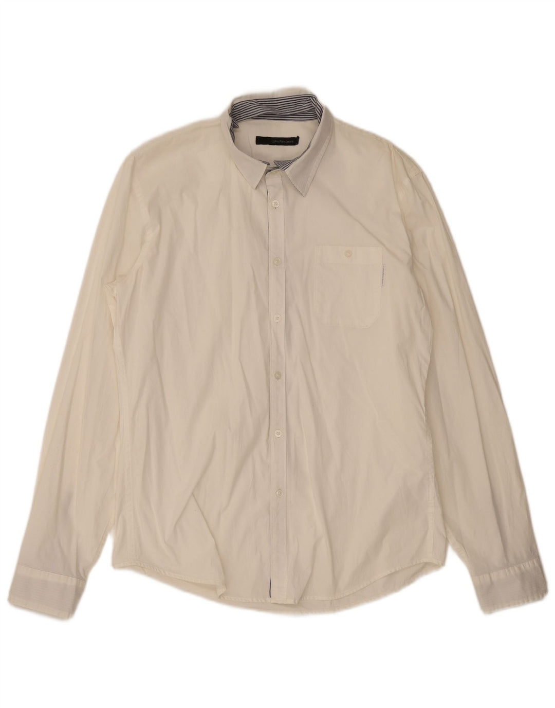 Camicia da uomo Calvin Klein Jeans 2XL Bianca