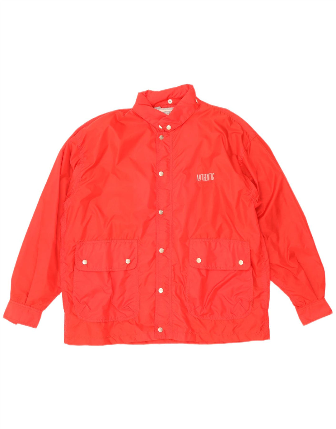 Giacca a vento con cappuccio da uomo Wrangler UK 38 medio rosso poliammide