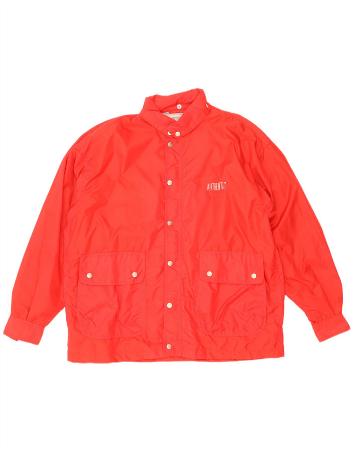 Giacca a vento con cappuccio da uomo Wrangler UK 38 medio rosso poliammide
