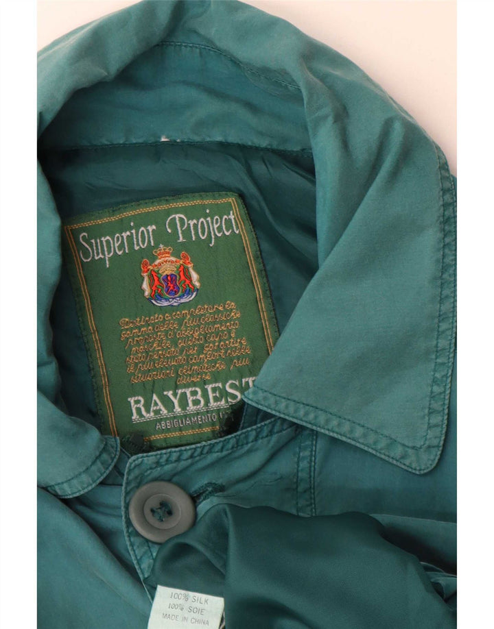 Giubbotto bomber da uomo Raybest UK 40 grande seta blu